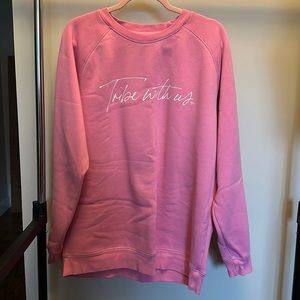 Oversized Brunette the Label crew neck sweater